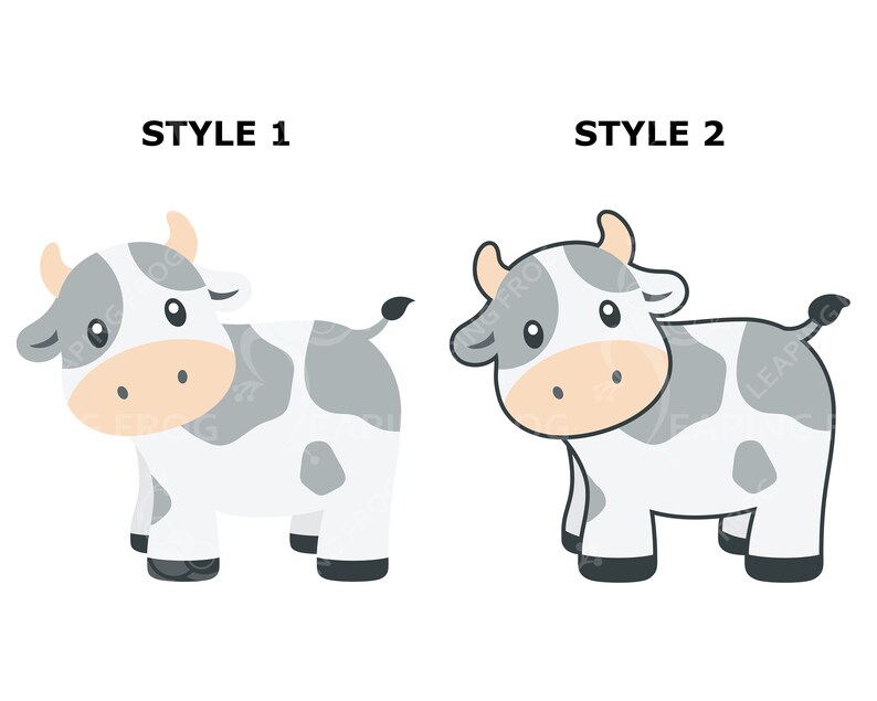 Download Cute Cow SVG PNG DXF. Digital download. Cricut Silhouette ...