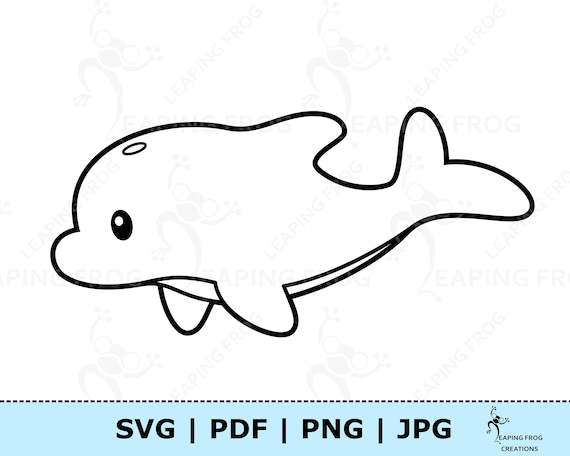 Mignon bébé dauphin Coloriage JPG PDF SVG png. Dauphin jpg. Téléchargement  numérique / Vecteur. Contour noir et blanc. Coloriage Baby Animal -   France