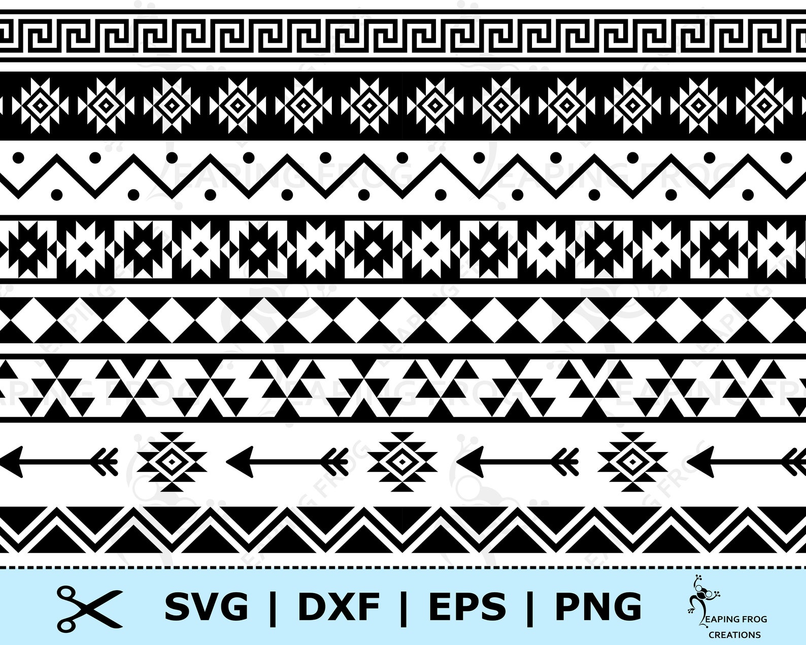 Aztec Border SVG