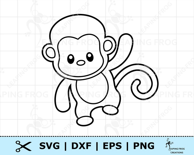 Free Free 99 Cute Baby Monkey Svg SVG PNG EPS DXF File