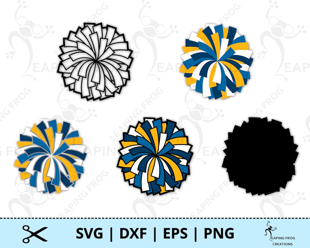 Pom Poms SVG. Png.2cricut Cut & Layered Files, Sihouette, Sublimation, Printtocut, Etc