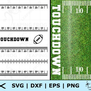 Líneas de yarda SVG. PNG. Fútbol americano. Archivos de corte cricut, archivos Silhouette. DXF, eps. Genial para vasos. Fútbol. ¡Descarga instantánea!