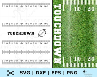 Yard lines SVG. PNG. Football. Cricut cut files, Silhouette files. DXF, eps. Great for tumblers. Soccer.  Instant download!