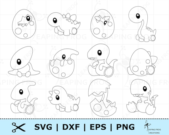 Chrome Dino Game SVG Image File 