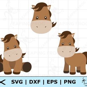 Cute Horse SVG. Horse PNG. Cricut cut files, layered files. Silhouette. DXF. eps. Horse bundle svg. Horse set svg. Horse set clipart.