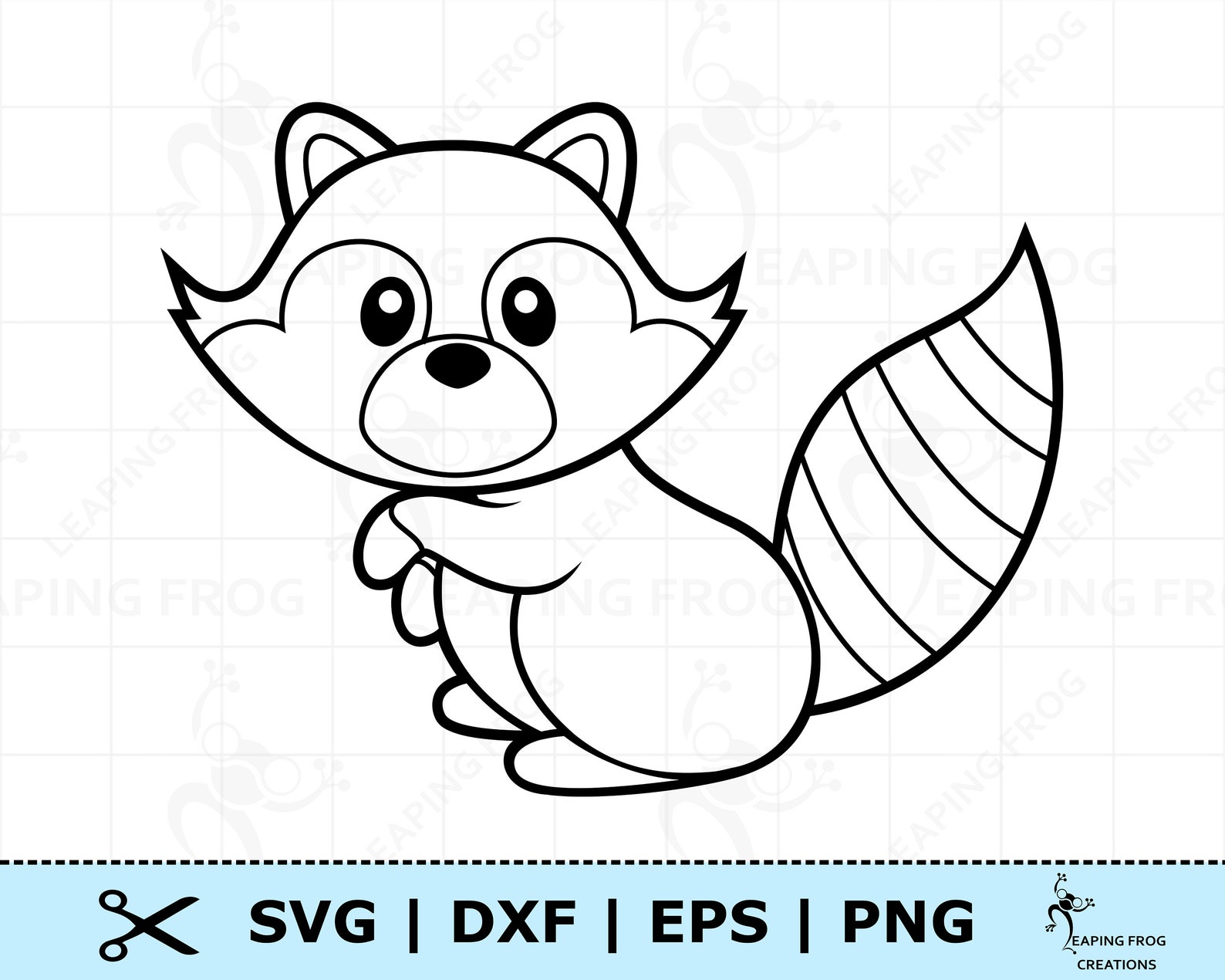 Cute Raccoon SVG PNG DXF Eps. Raccoon Digital Download Cricut - Etsy Canada