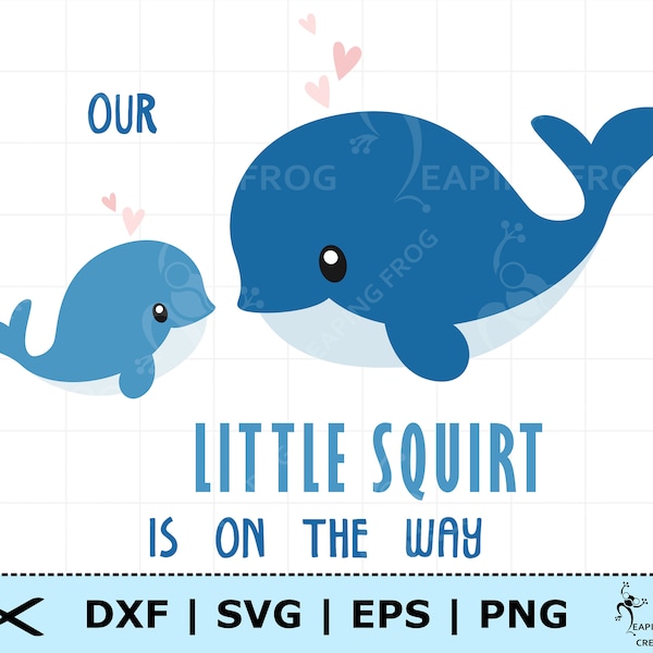 Baby Shower Whale SVG. PNG. Mom and Baby. Cricut Cut files, layered. Silhouette. DXF eps. Mom, Dad, Parents, Ocean Animals. New baby.