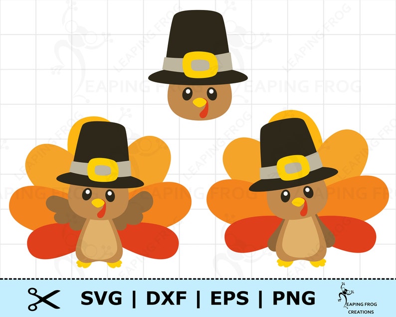 Download Turkey SVG. Cut layered files. DXF. PNG. Fall Svg. Turkey ...