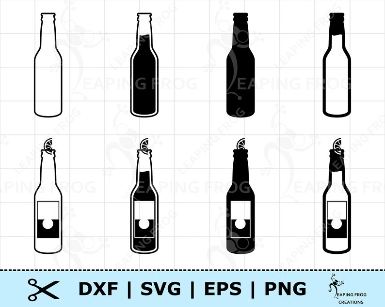 Download Beer bottles SVG. Better bottles DXF. png eps. Cricut cut ...
