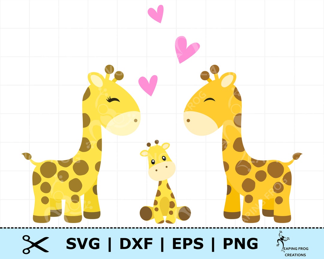 Baby Boy Giraffe Scrapbook Set. Vector Scrapbooking. Decorative