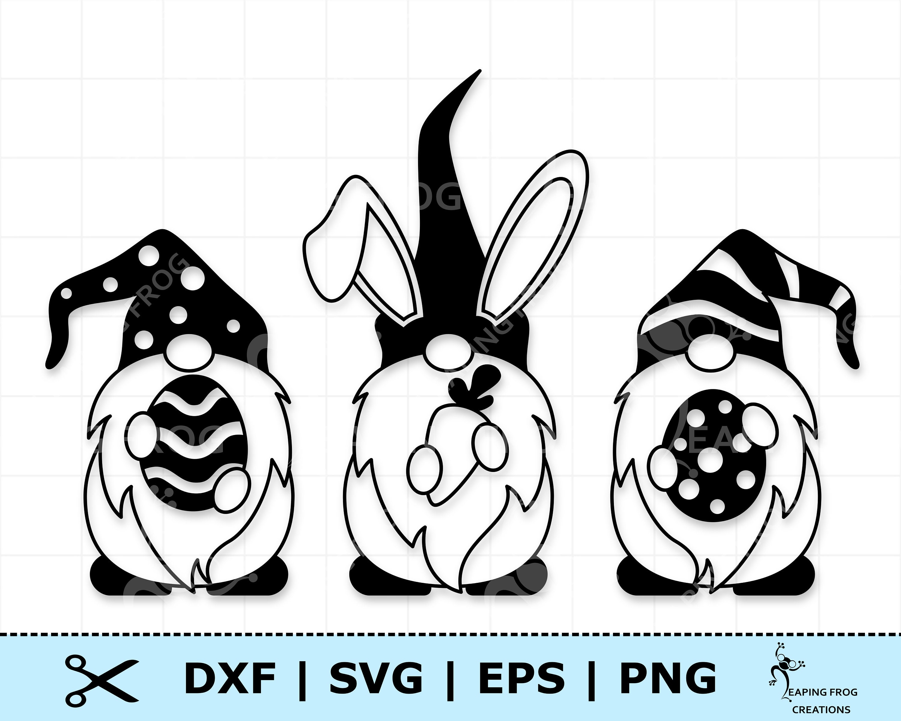 Easter Gnomes SVG. PNG. Cricut Cut Files Silhouette Files. - Etsy Australia
