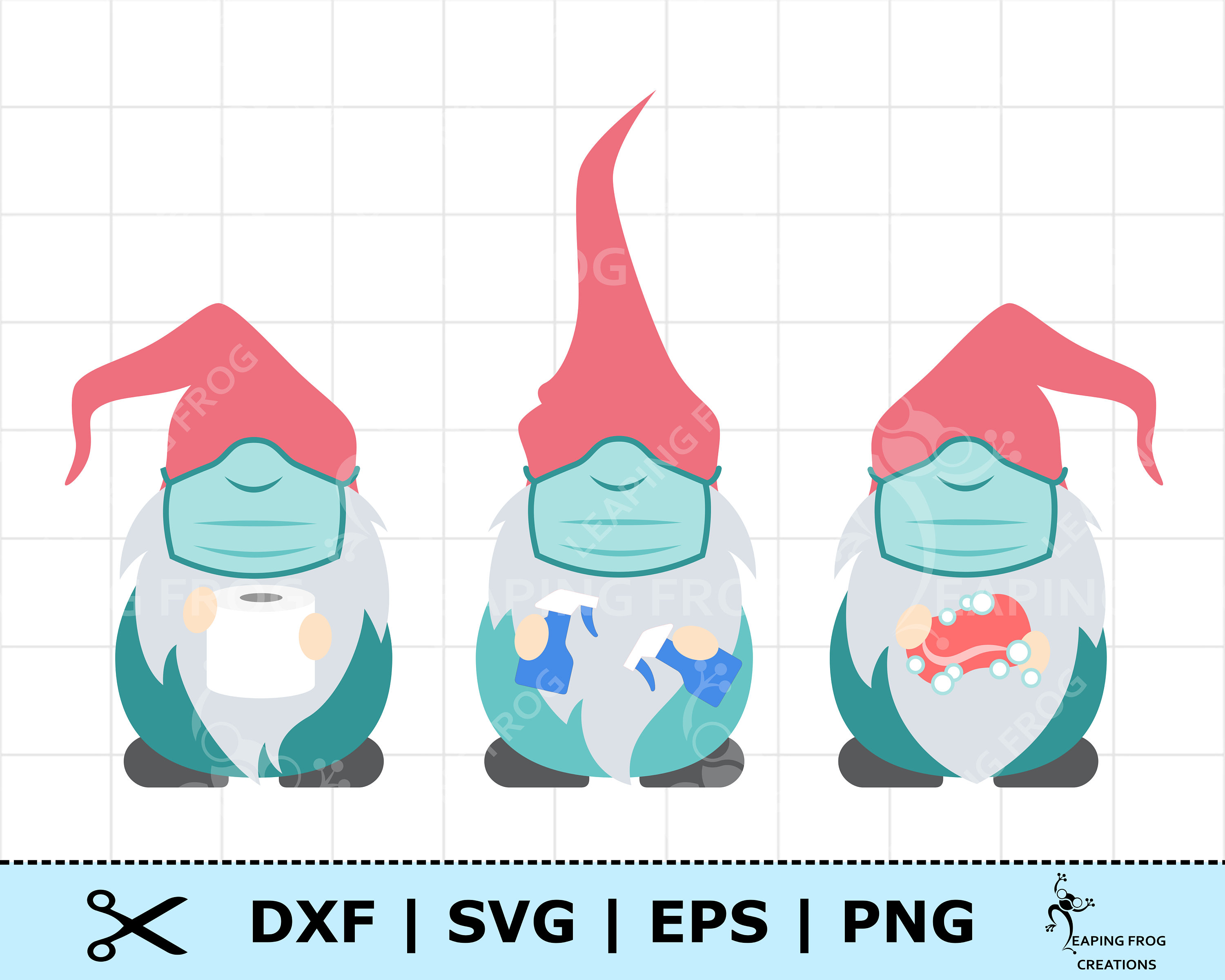 Free Free Gnome With Mask Svg