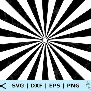 Sunburst SVG. Sunburst Cookie Schablone. Cricut cut Dateien, Silhouette Dateien. Schwarz, Weiß. PNG, DXF, eps. Digitaler Download. Gliederung.