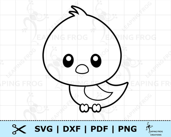 Download Cute Baby Bird Svg Png Dxf Eps Bird Digital Download Cricut Etsy
