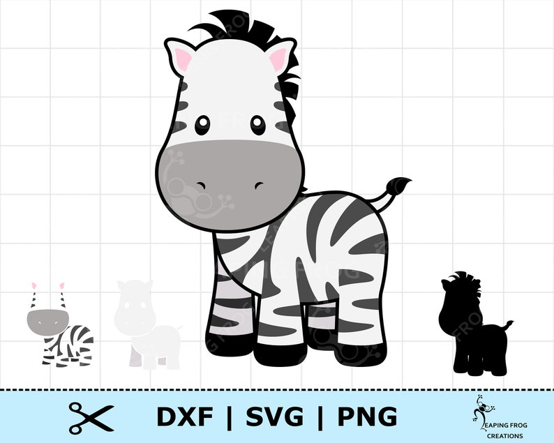 Download Zebra SVG. Cricut cut files. PNG DXF. Layered files ...