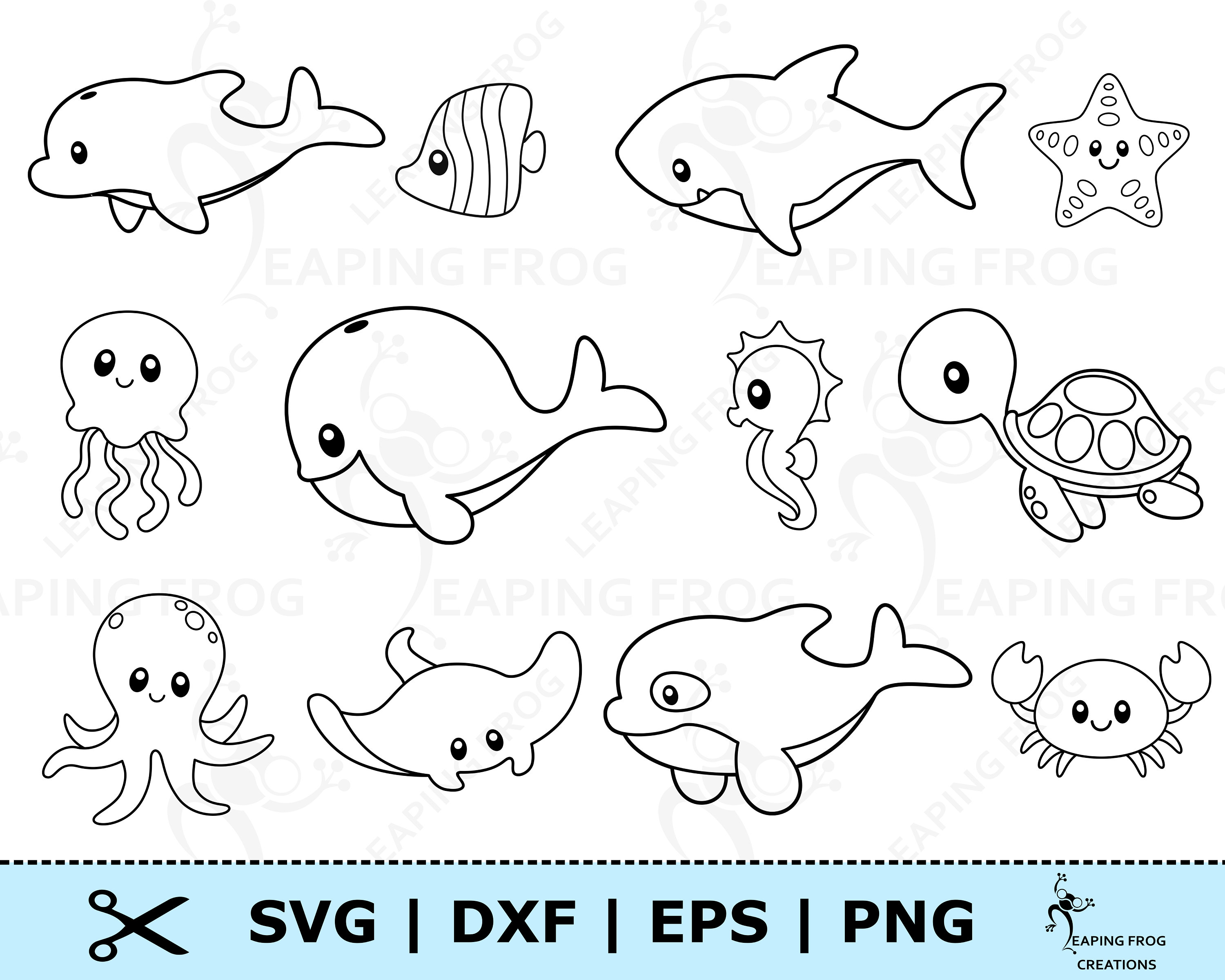 Ocean Animals SVG PNG. Cricut Cut Files Silhouette Files. - Etsy New Zealand Ocean Animals SVG PNG. Cricut Cut Files Silhouette Files. - Etsy New Zealand