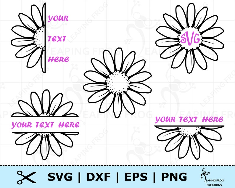 Daisy SVG. PNG. Flowers. Cricut Silhouette Cut Files. - Etsy