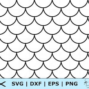 Mermaid Scales SVG. Seamless Cricut Cut Files Silhouette - Etsy