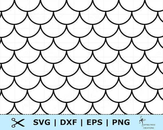 Mermaid Scales SVG. Seamless Cricut Cut Files Silhouette - Etsy