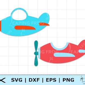 Airplane SVG. PNG. Cricut Cut files, layered files. Silhouette files. Cute, nursery, cartoon, kid's room, children. Instant download