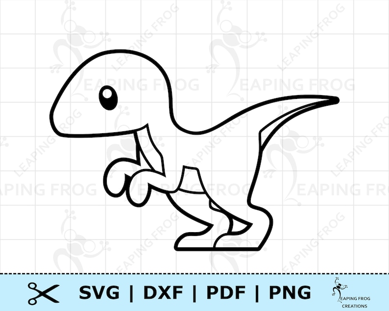 K&ouml;nnte beinhalten: Eine Schwarzwei&szlig;-Zeichnung eines Cartoon-Dinosauriers. Der Dinosaurier steht auf allen vieren und hat einen langen Schwanz.