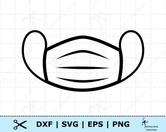 Download Face Mask Svg Face Mask Eps Face Mask Dxf Face Mask Png Etsy
