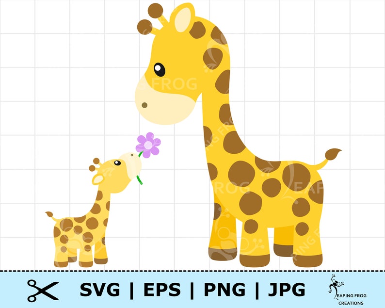 Free Free 228 Mama And Baby Giraffe Svg SVG PNG EPS DXF File