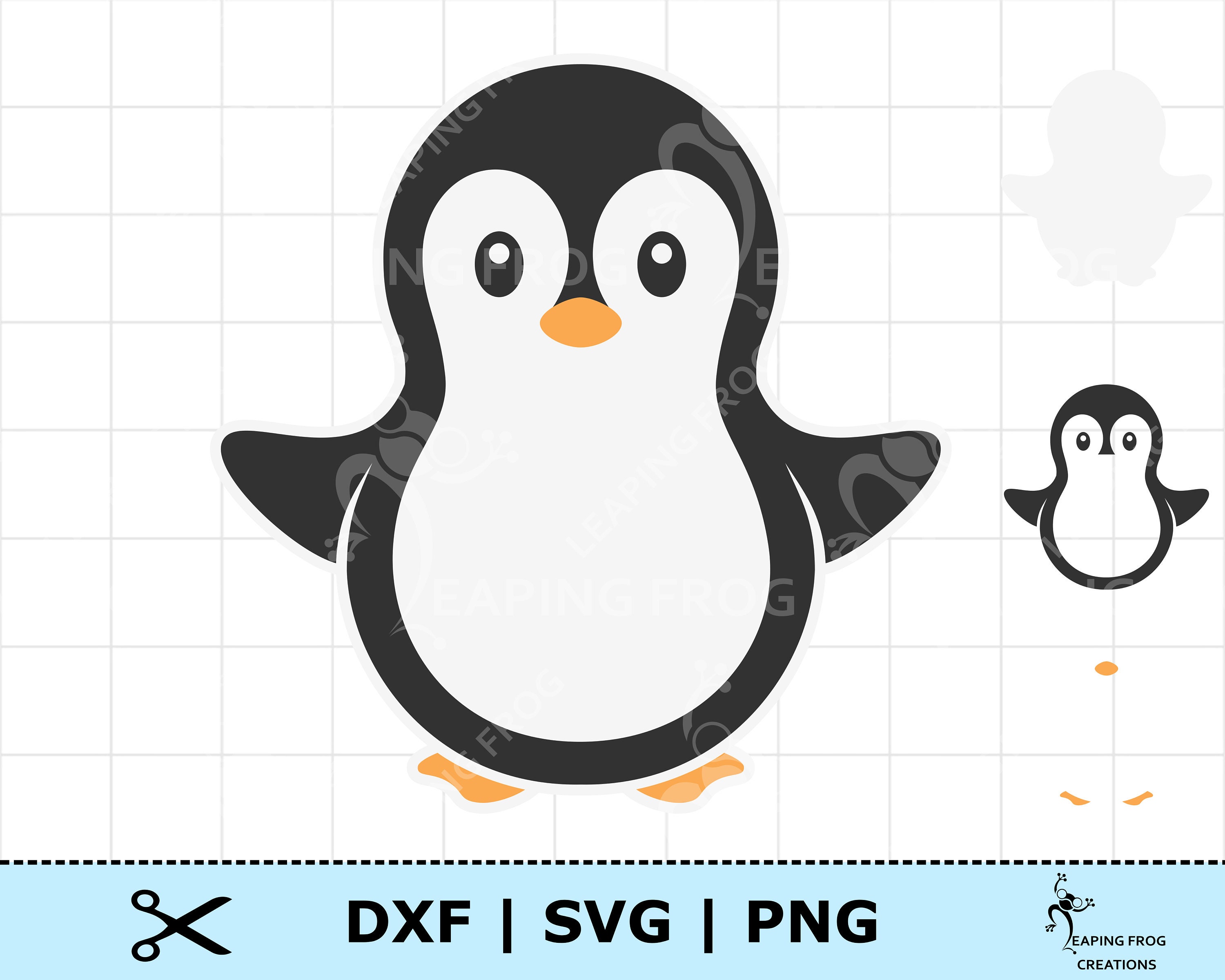 Penguin SVG. PNG. Cricut Silhouette Cut Files Layered. - Etsy Penguin SVG. PNG. Cricut Silhouette Cut Files Layered. - Etsy