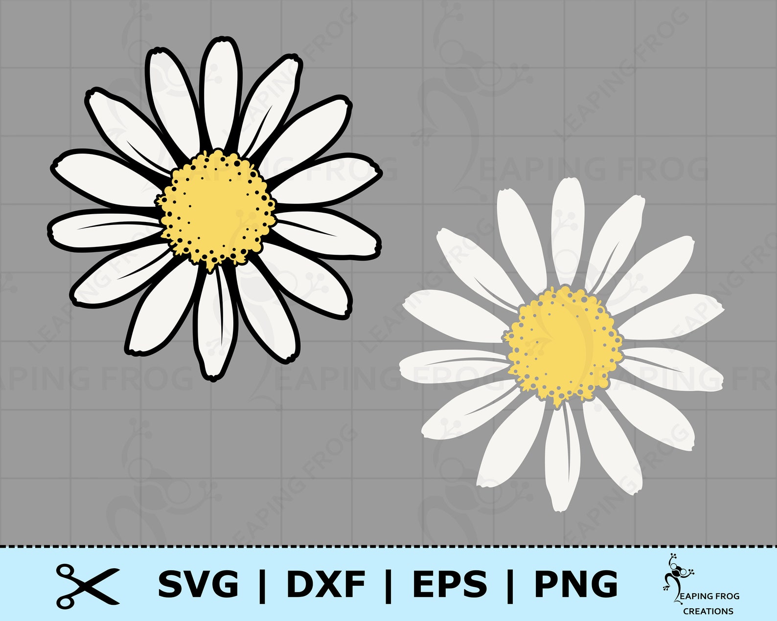 Layered Daisy Svg