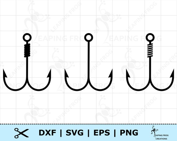 Download Fish Hooks Svg Double Fish Hook Svg Fishing Hooks Svg Etsy