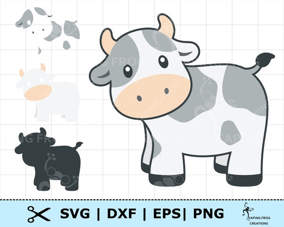 Cute Cow Clipart 8 High Quality Pngs Digital Download Card Making  Commercial PNG Digital Paper Craft Cow Clipart PNG -  Israel