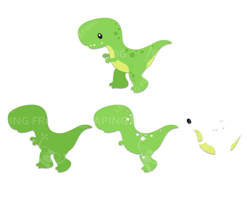 Download Dinosaur SVG bundle. Cricut cut files layered. Silhouette ...