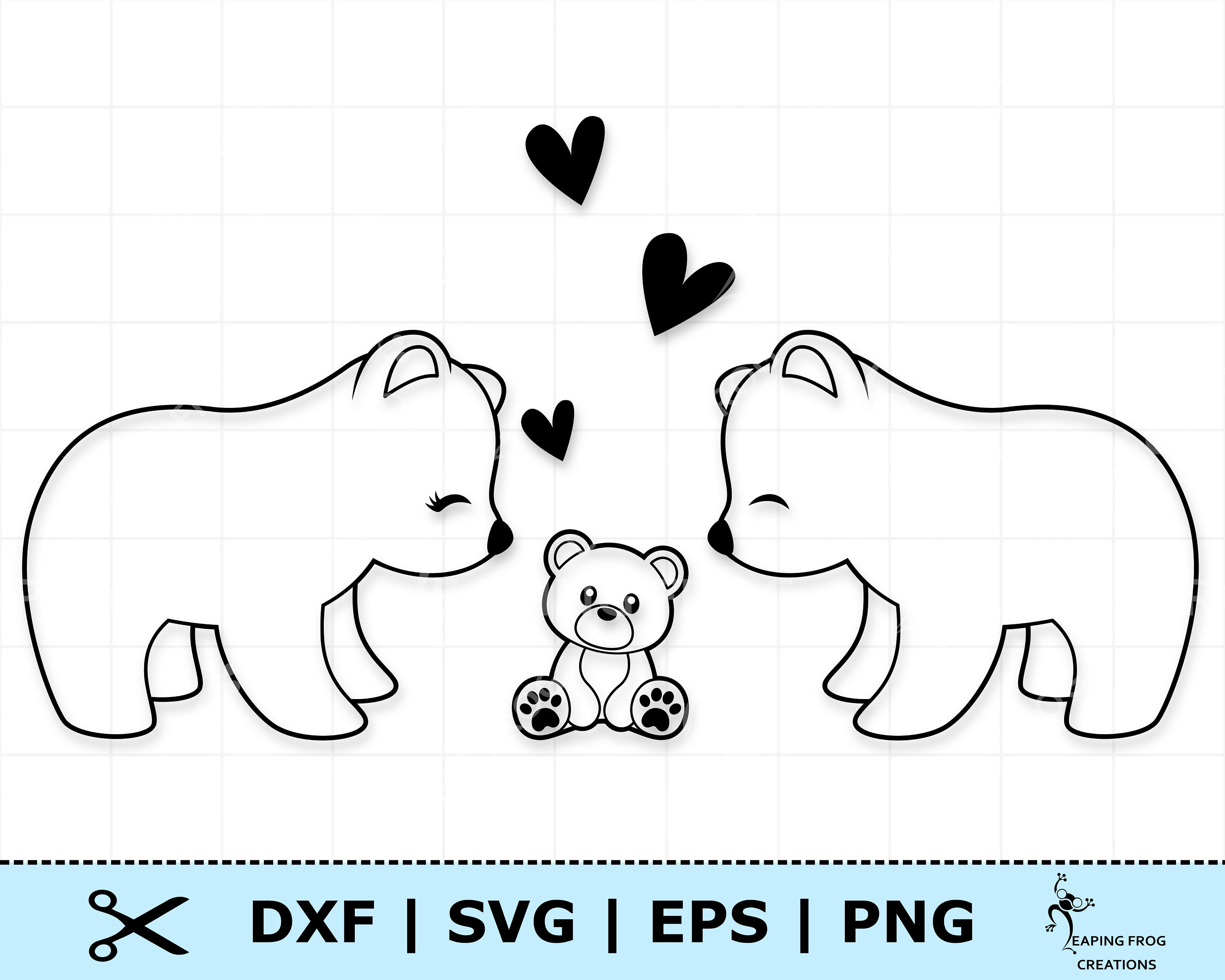 Teddy Bear SVG PNG DXF pdf. Cricut Cut files, Silhouette. Cute Bear  Coloring page svg. Bear outline svg. Teddybear svg. Bear clipart.