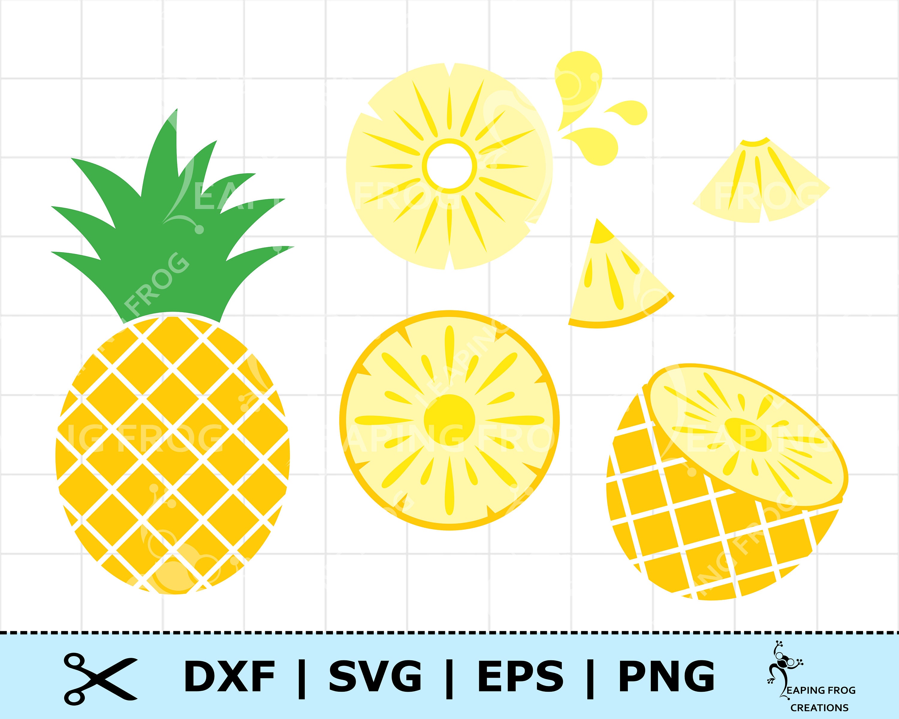 Download Pineapple Svg Pineapple Clipart Pineapple Dxf Pineapple Etsy