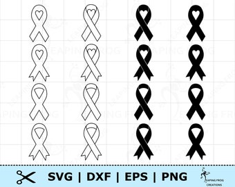 Cancer Ribbon Svg. Ribbon Bundle Svg. Cricut Cut Files, Silhouette. Awareness  Ribbons Svg. Ribbon Set Clipart. Breast Cancer Svg. Vector. -  Canada