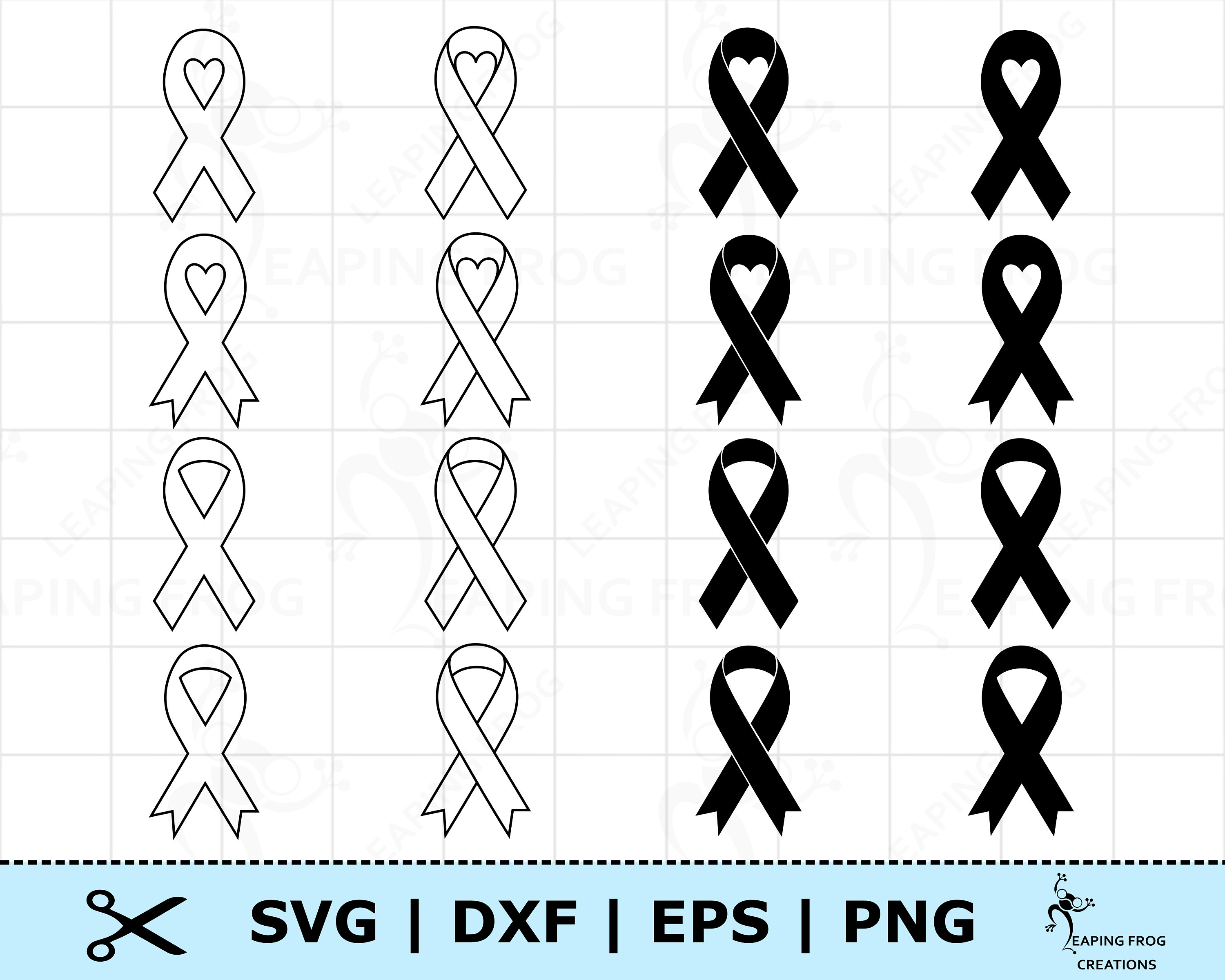 Cancer ribbon svg. Ribbon bundle svg. Cricut cut files Etsy