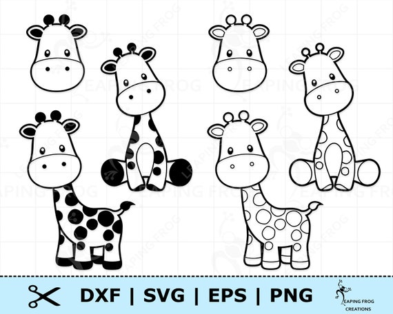 Simple Giraffe Outline