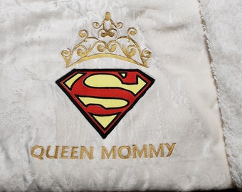 Personalized Throws (Special Personalized Gifts) (Center/Corner Embroidery)