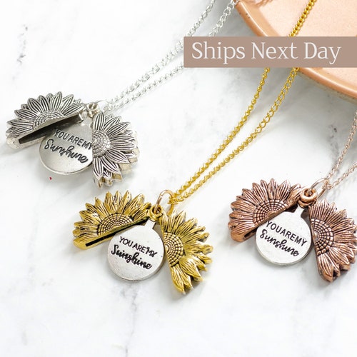 SUNSHINE NECKLACE SUNFLOWER Necklace 