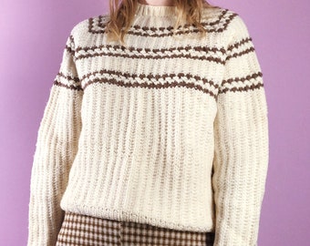cream wool jumper womens
