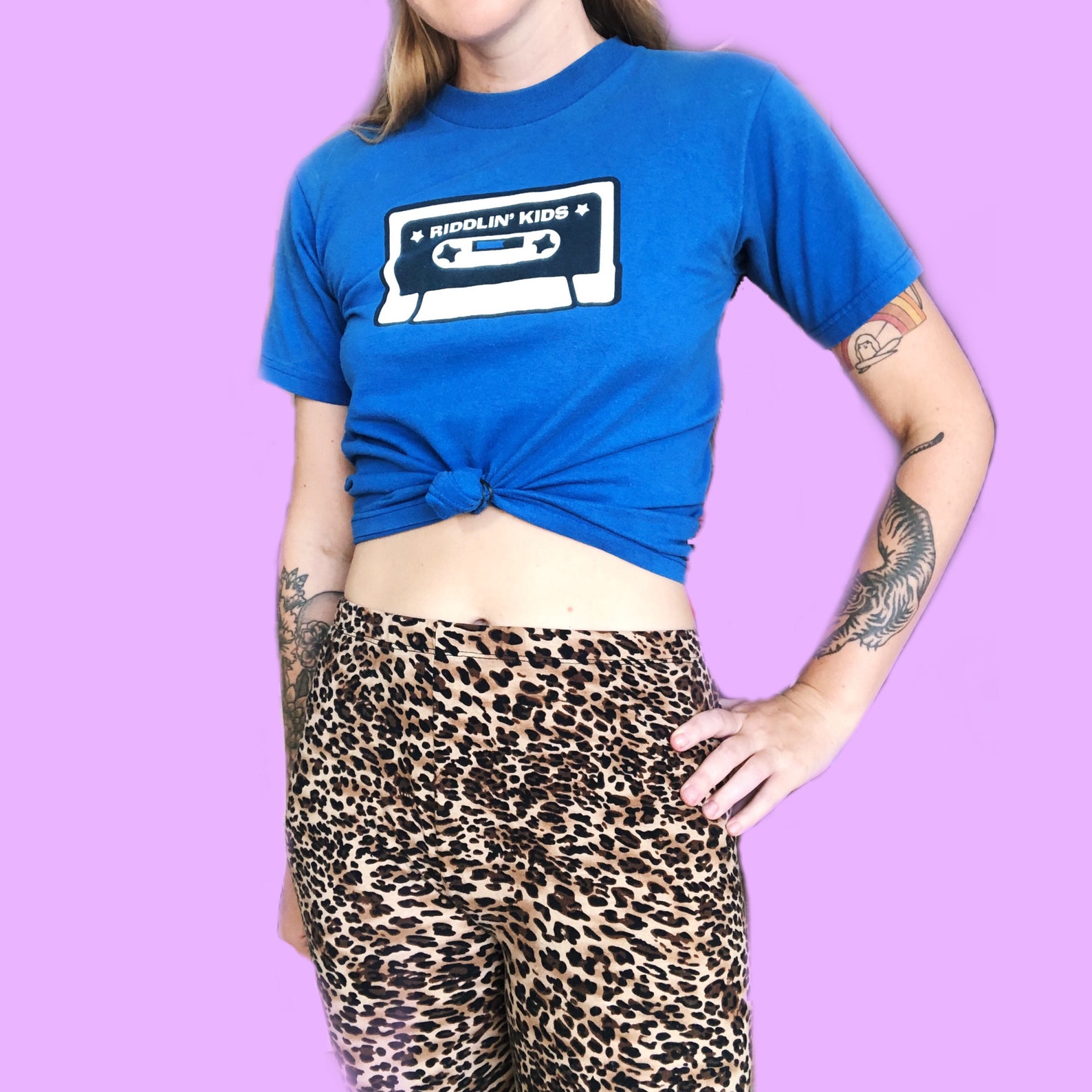 90s Y2k Baby Tee // Riddlin' Kids Tshirt Etsy UK