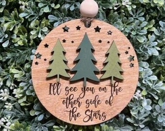 Memorial Ornament | Other Side Of The Stars Ornament | In Loving Memory Ornament | In Loving Memory Ornament | Remembrance Gift | Christmas