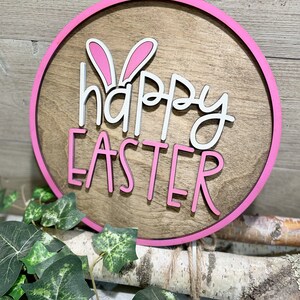 Happy Easter Door Hanger | Easter Door Hanger | Happy Easter Sign | Easter Sign | Easter | Easter Decor | Happy Easter | Door Hangers