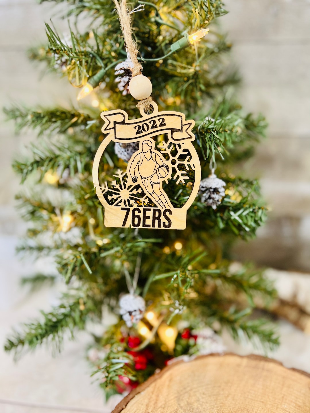 Personalized Sports Ornaments Wooden Sports Ornaments Sport Ornament