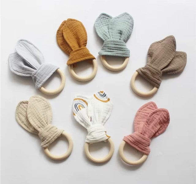 Bunny Ear Teether Etsy