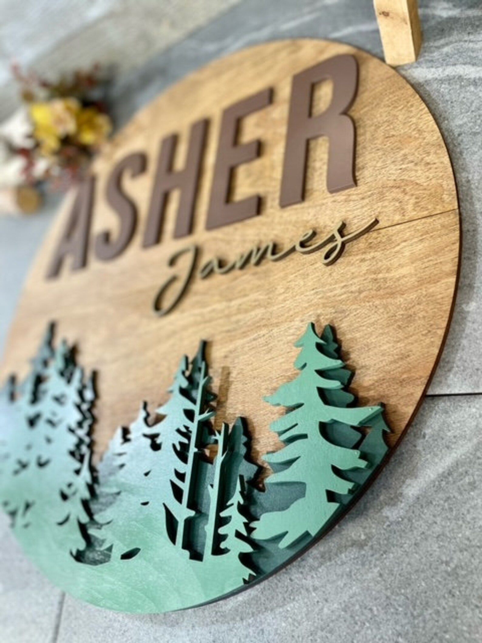 Woodland Nursery Name Sign Woodland Nursery Decor Woodland - Etsy