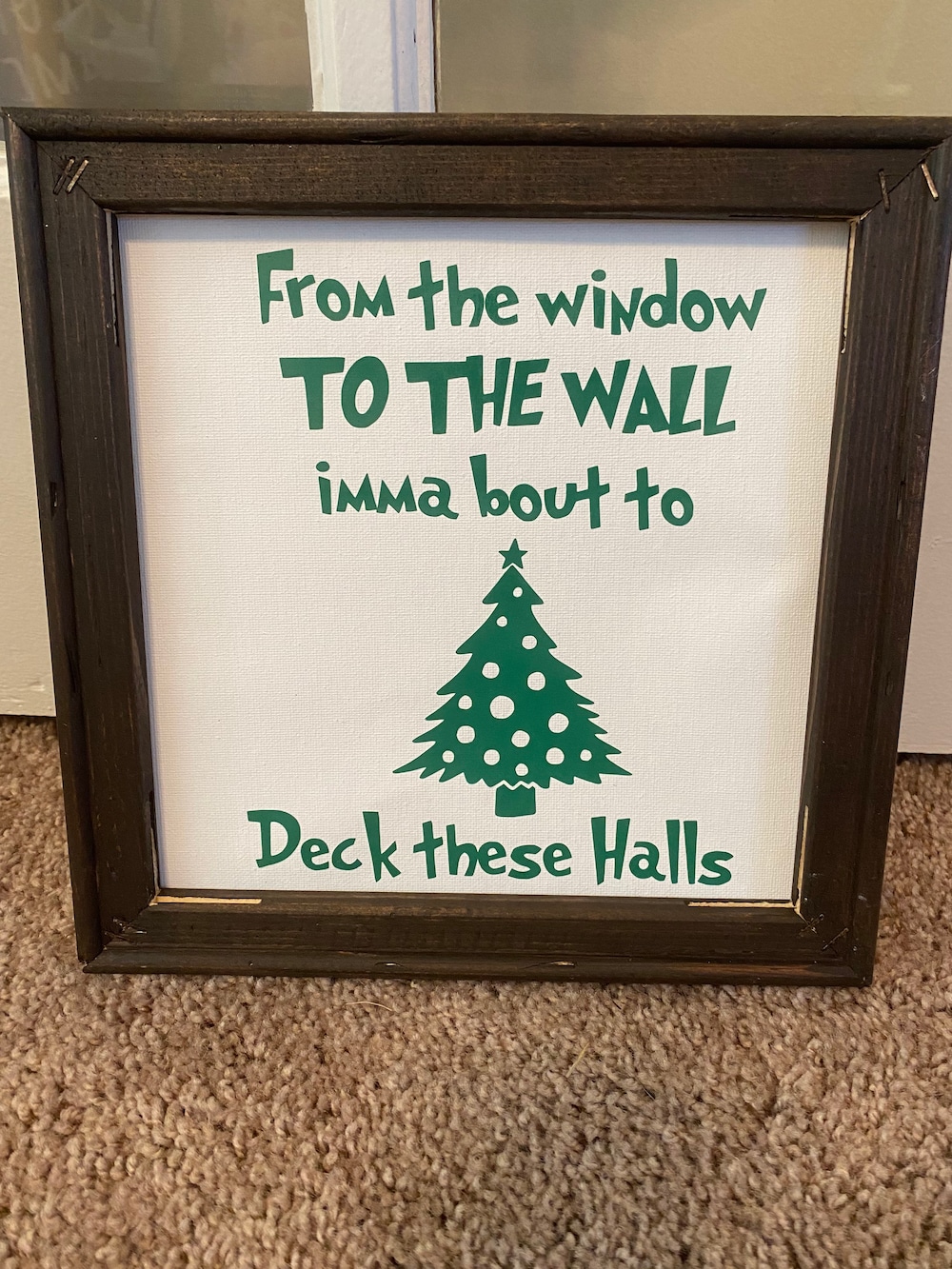 Funny Christmas Signs, Millennial Christmas Decor, Christmas Decor For The Wall, Wall Decor For The Holidays, Deck The Halls, Decorations