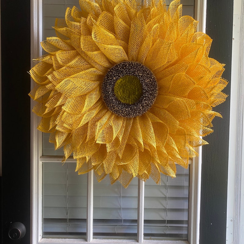 Sunflower Wreaths for Front Door - Etsy