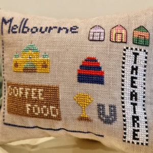 Melbourne Counted Crosstitch PDF Pattern