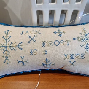 Jack Frost is Here Cross Stitch Pattern - PDF